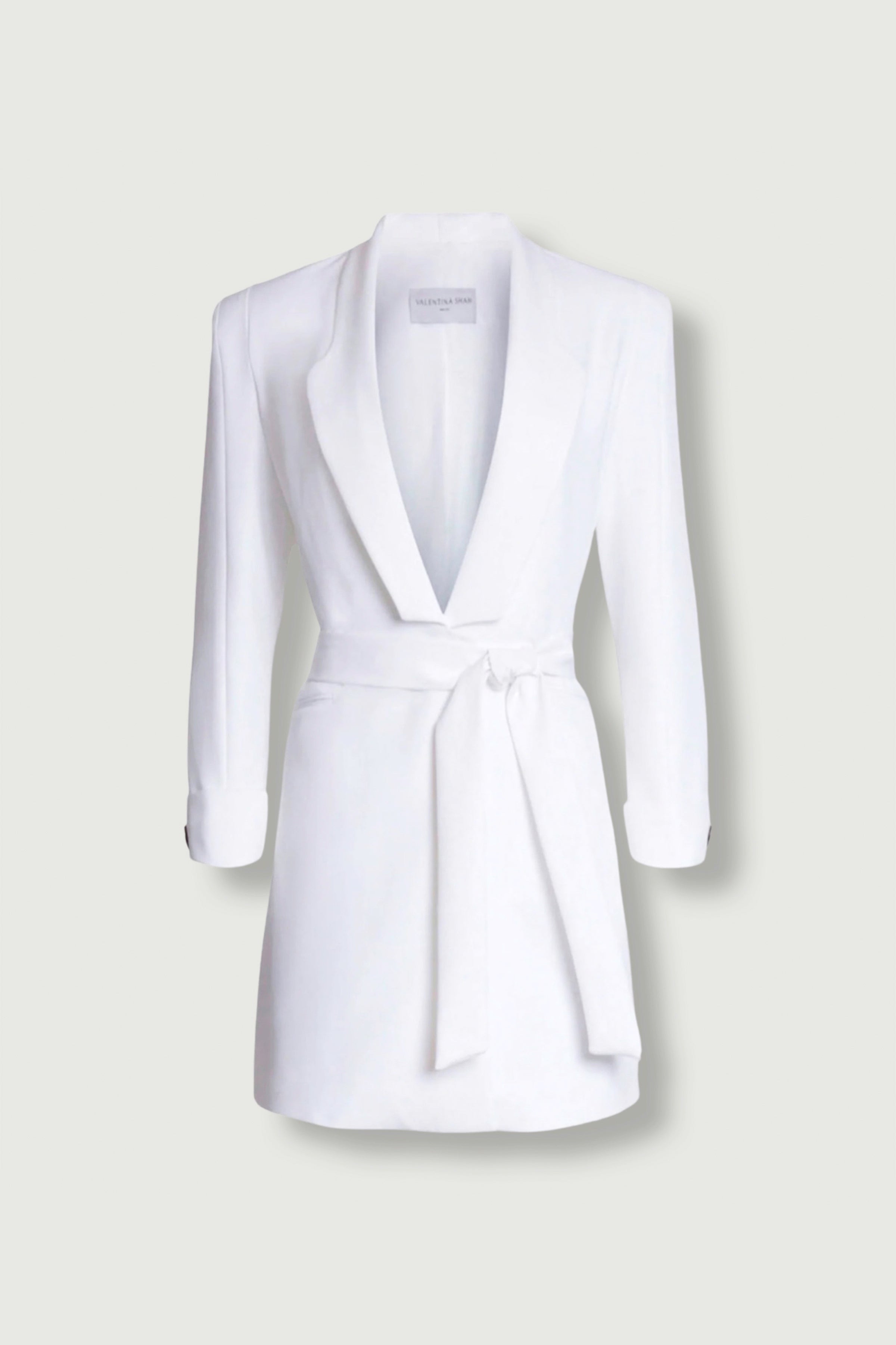 CARLOTTA BLAZER DRESS- WHITE