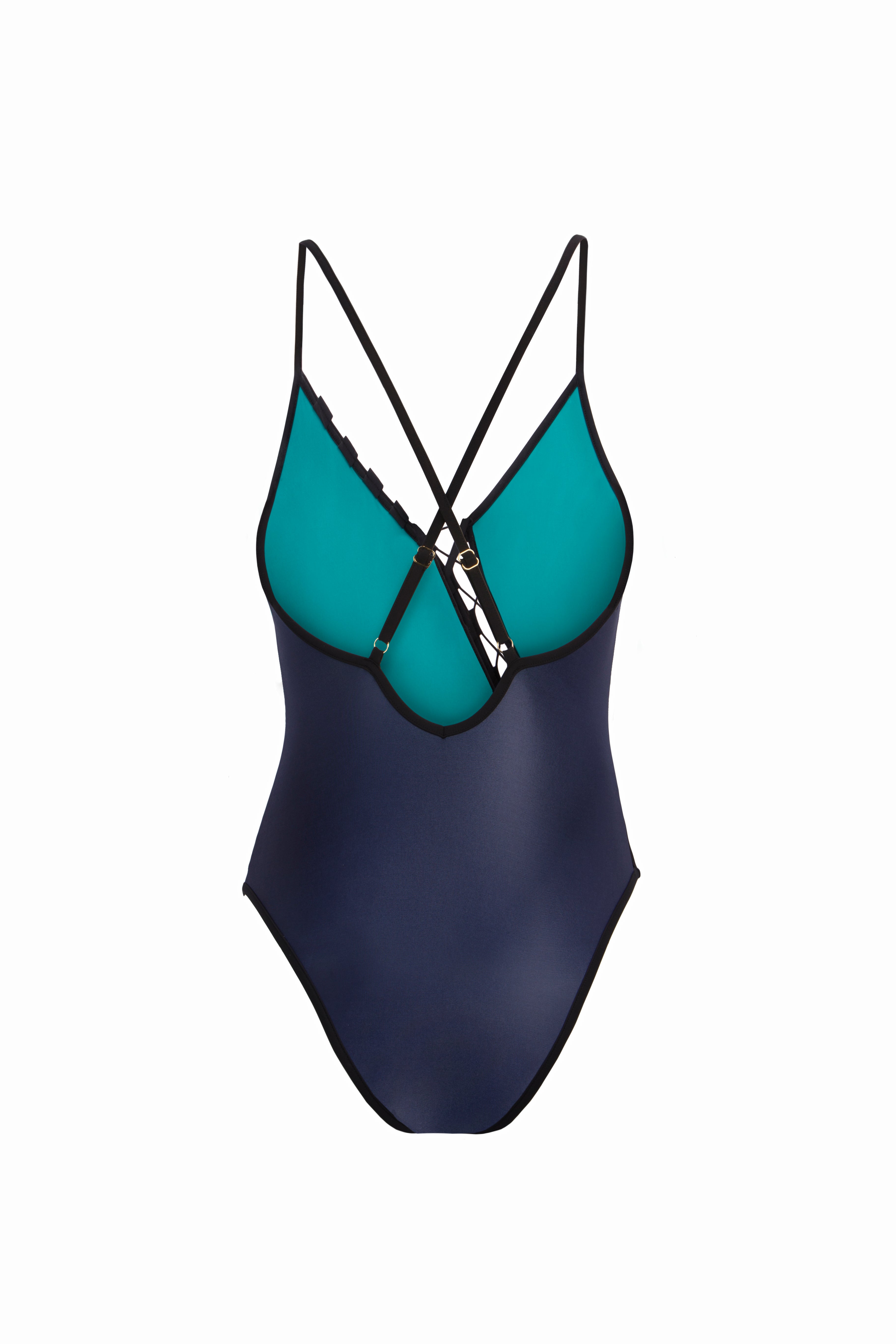 AMBRA ONE PIECE- Metallic Blue