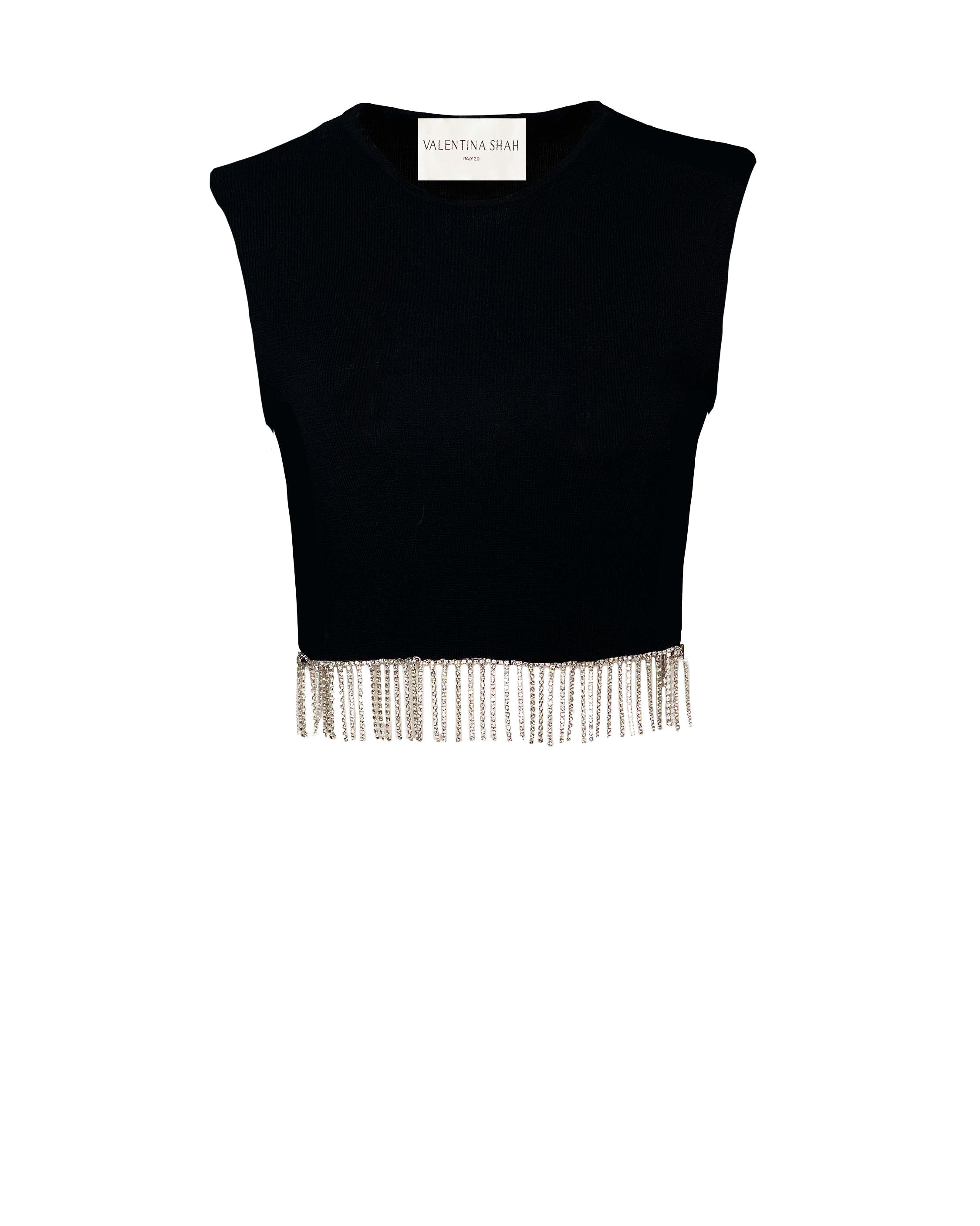 TABETTI TOP- BLACK/ Crystals