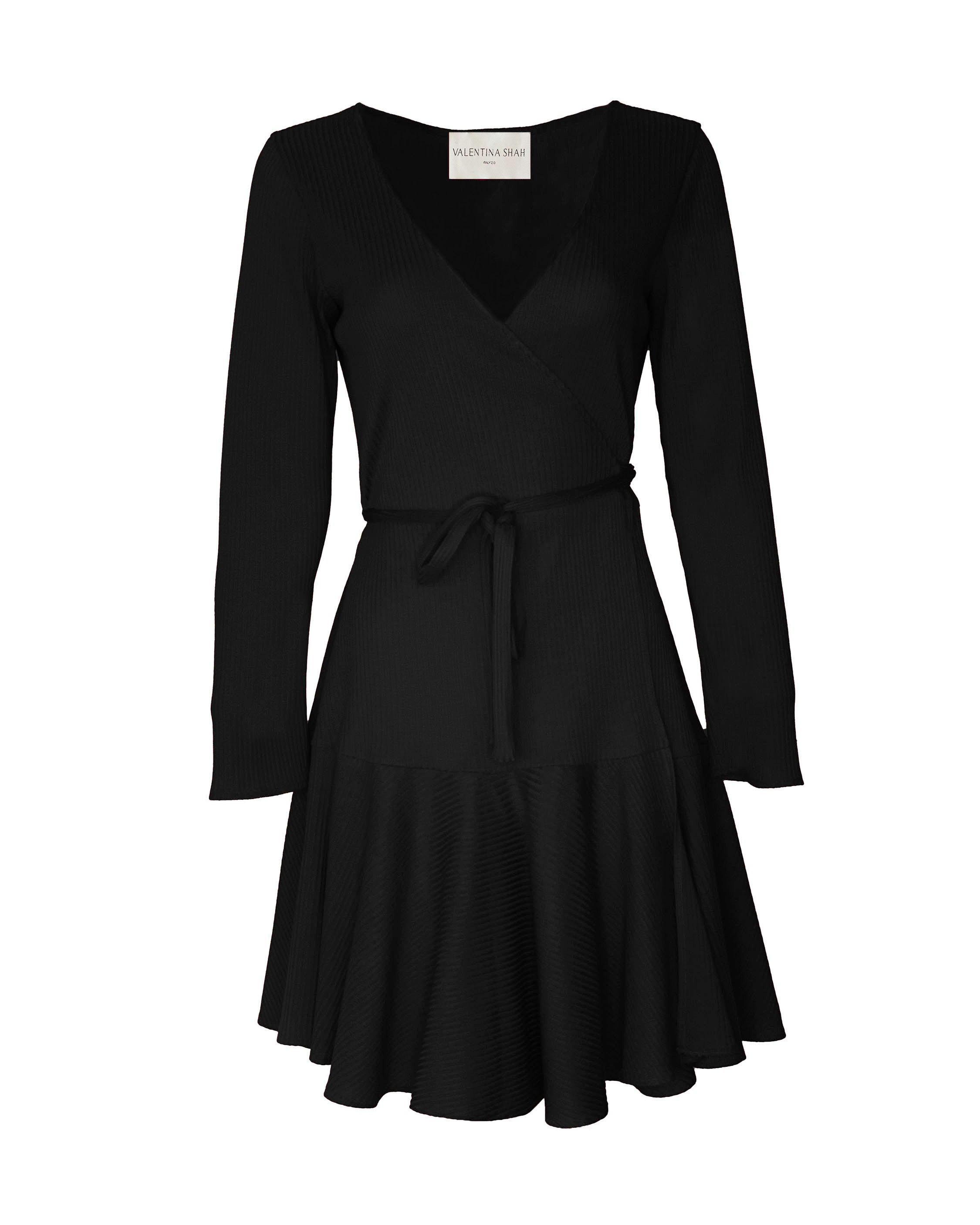 BARBARA KNIT DRESS- Black