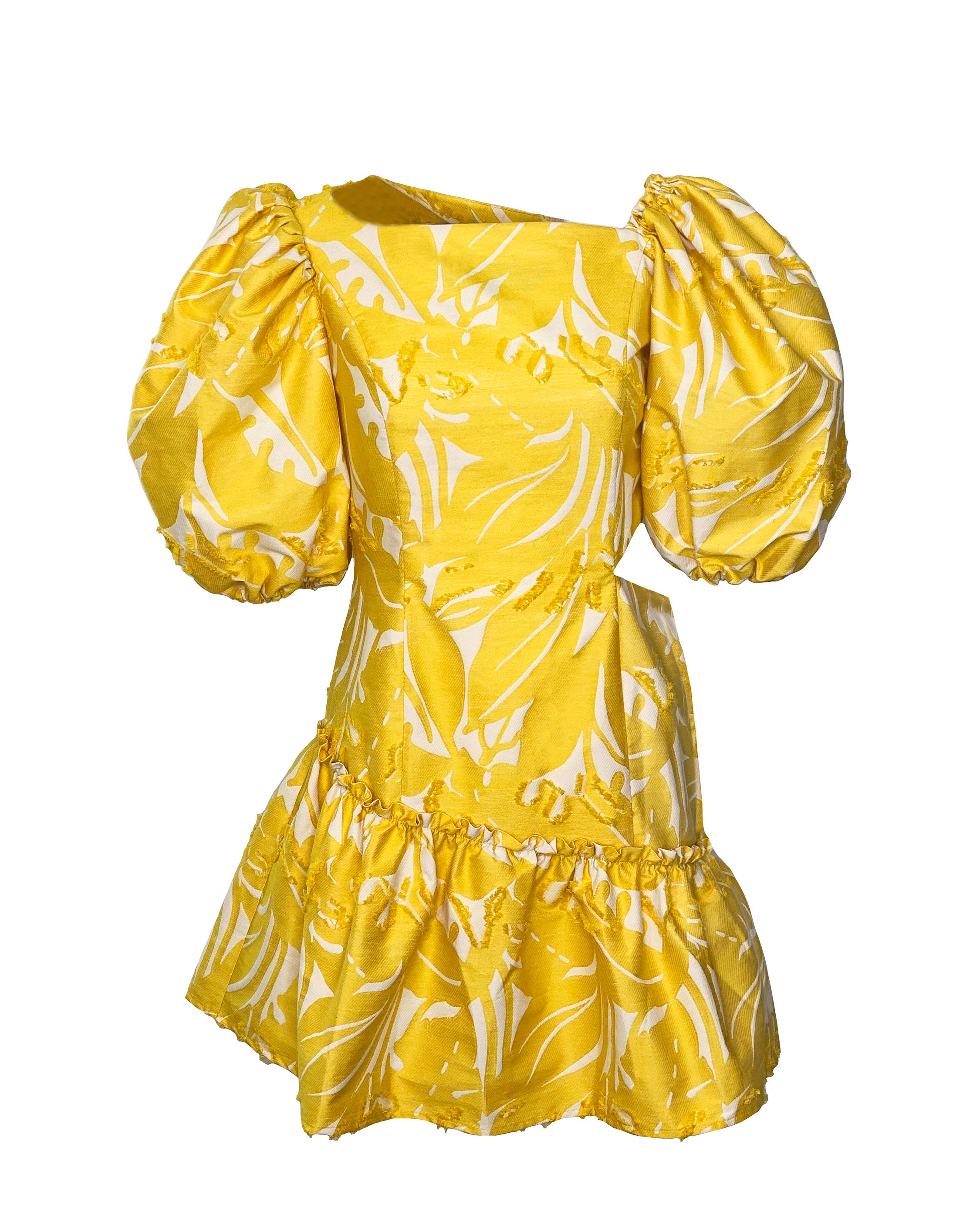 DOLCEVITA DRESS- LEMON JACQUARD