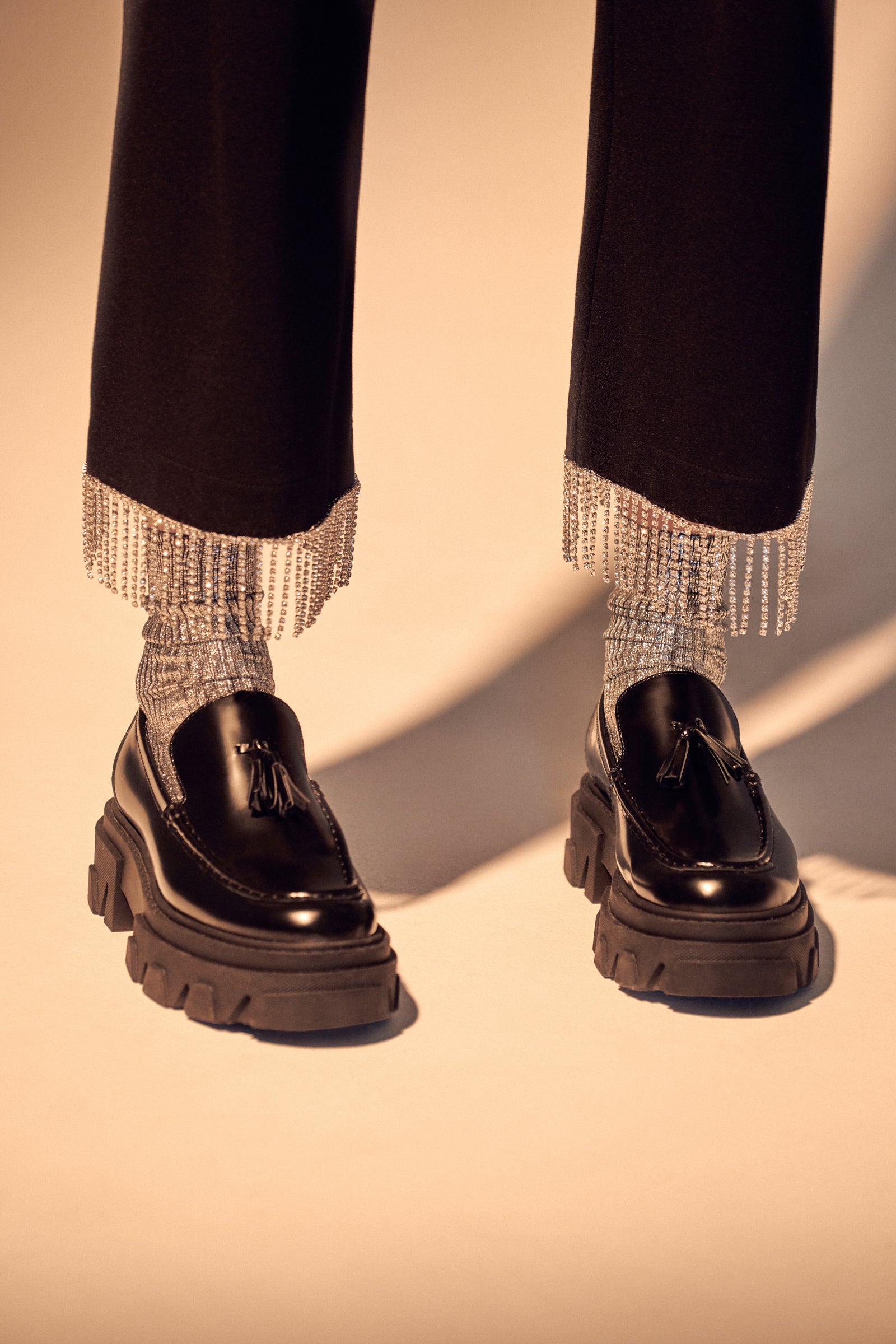 POPPY PANTS- BLACK CRYSTALS