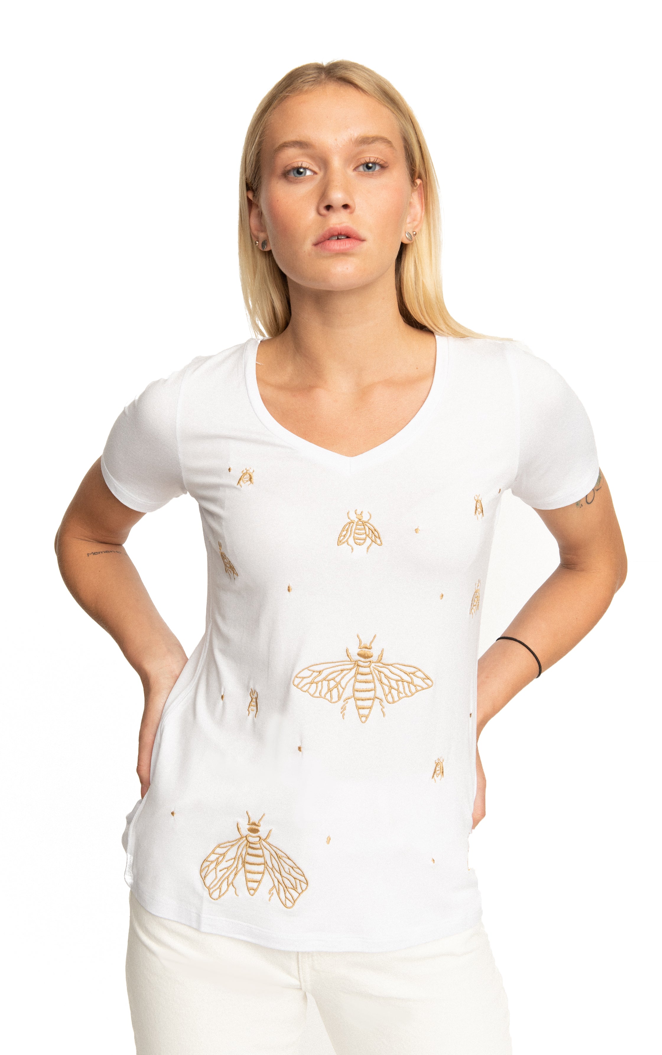 Embroidered Giorgia Tshirt