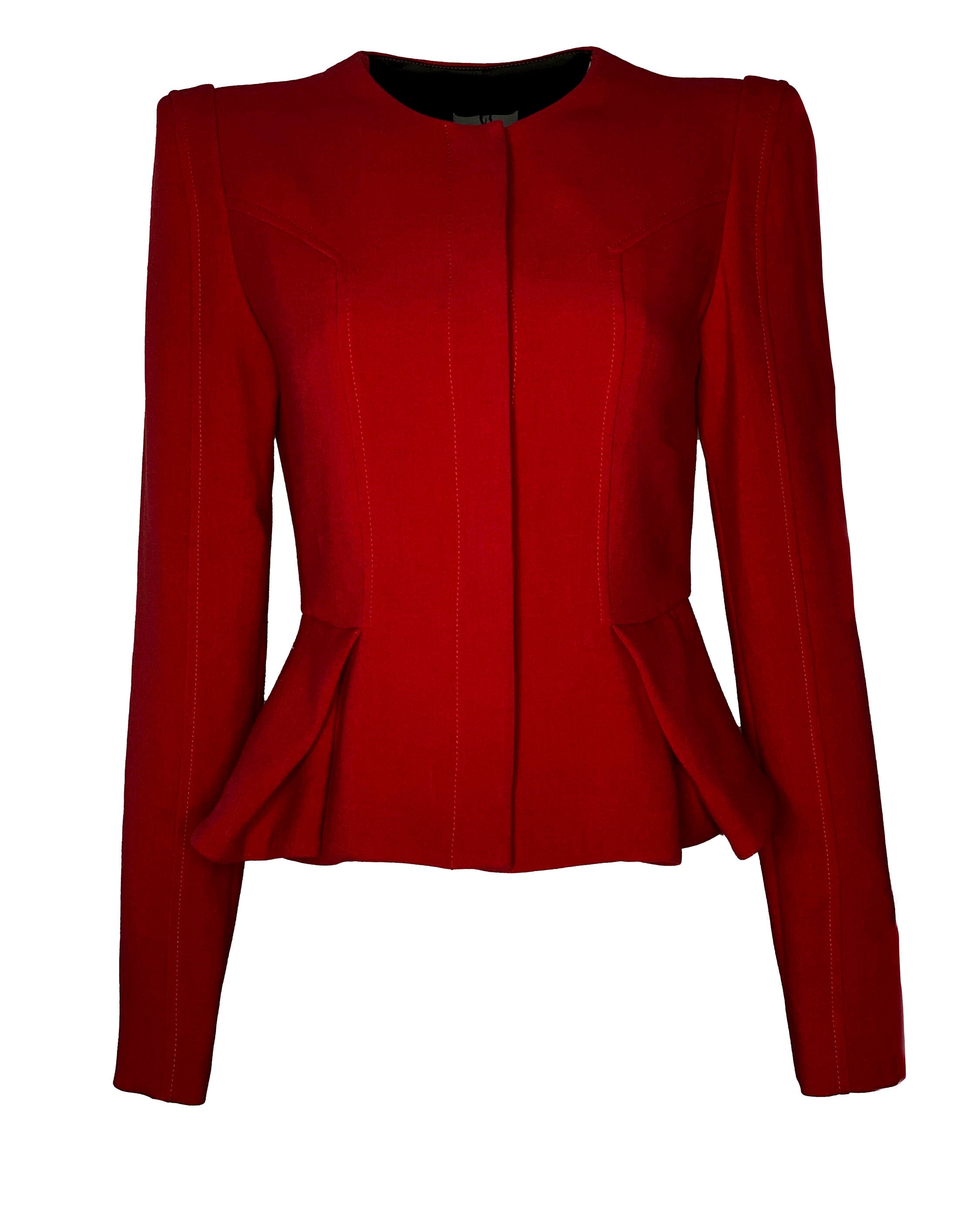 OLIVIA BLAZER- Red