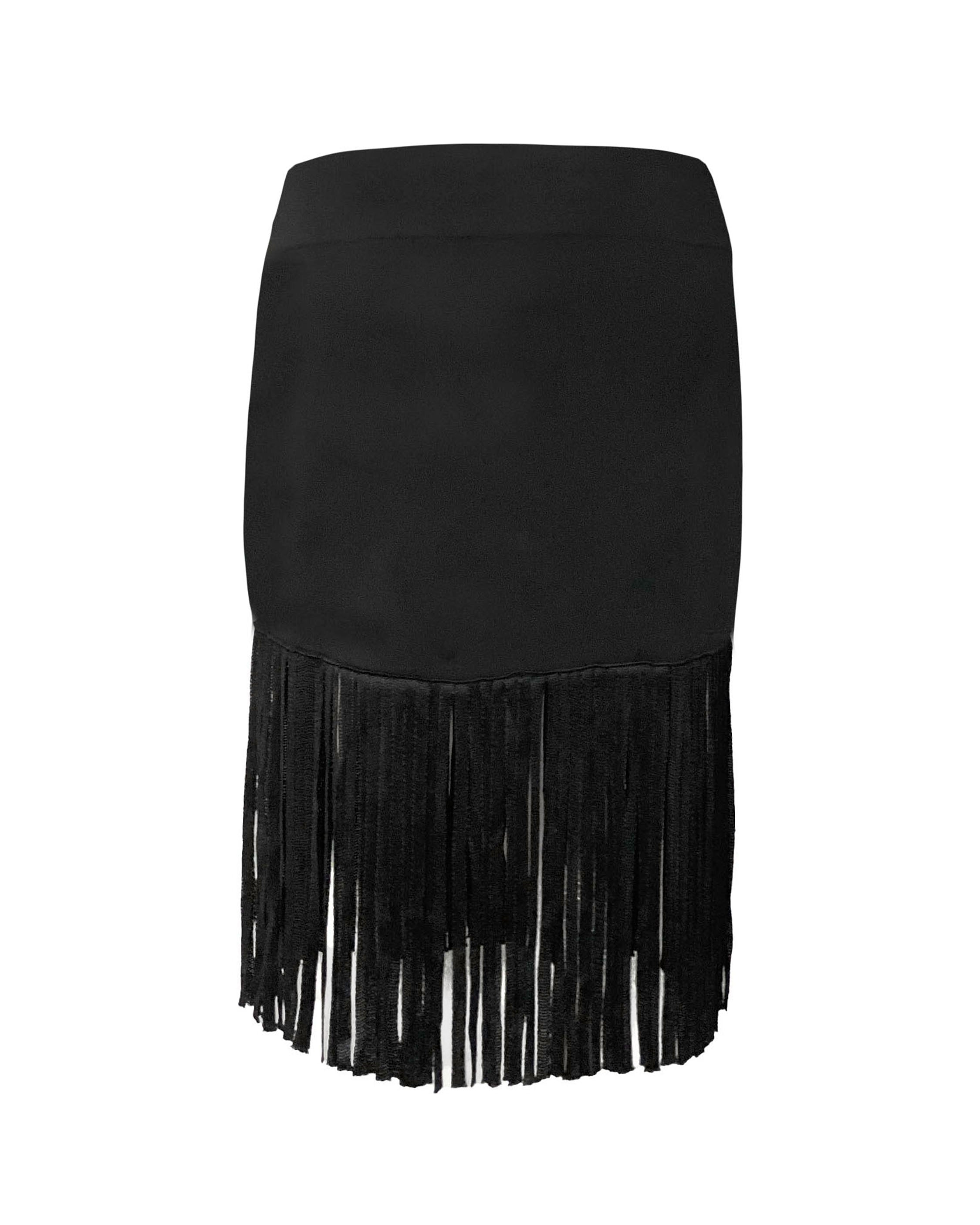 SONIETTA KNIT SKIRT- Black