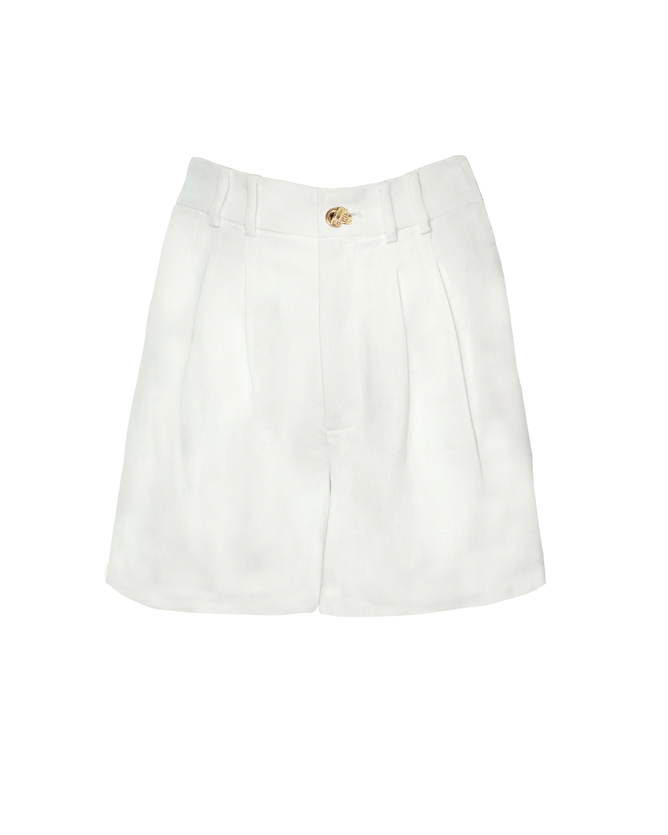 SORINA SHORTS- WHITE