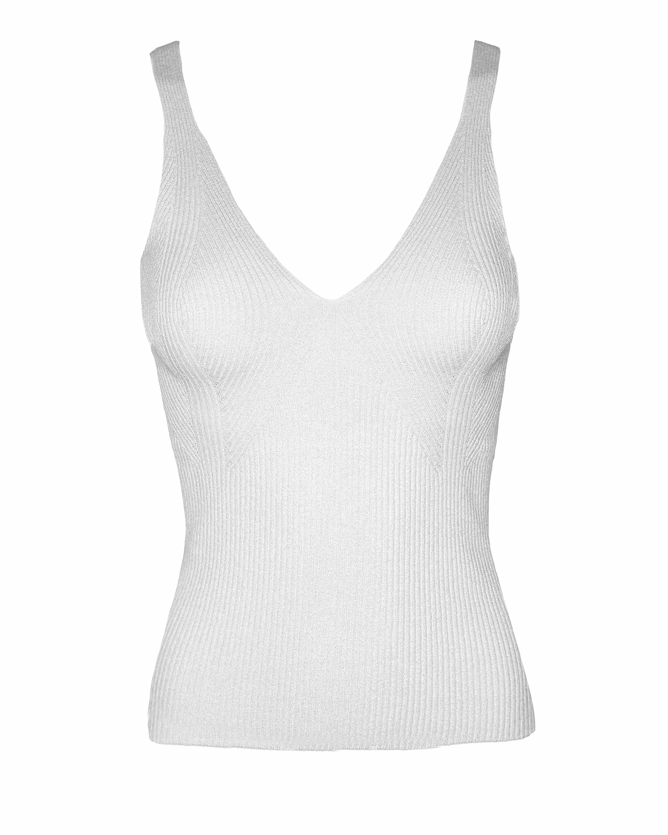 TAYLOR KNIT TOP- WHITE
