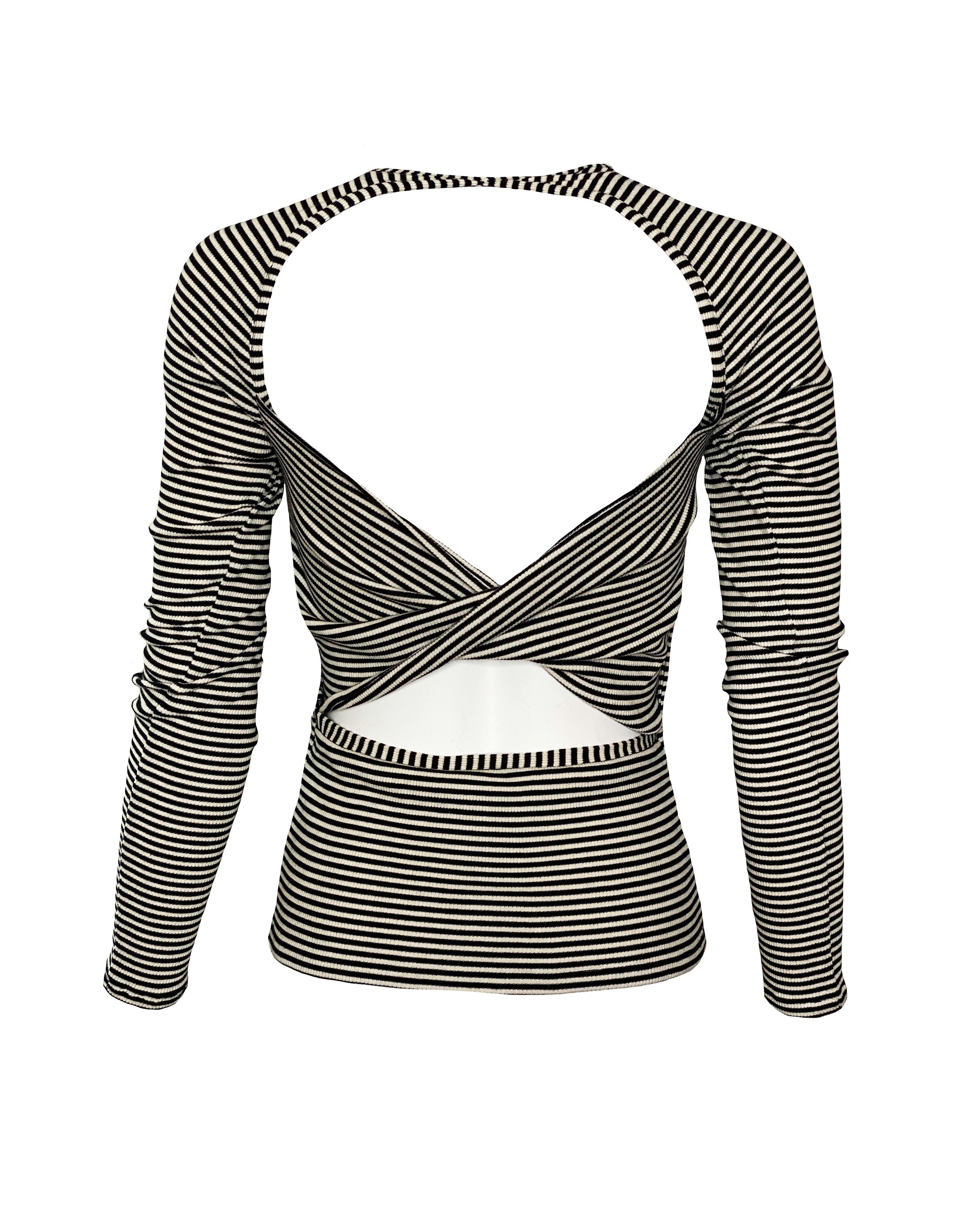 TURCI TOP- RIBBED STRIPES