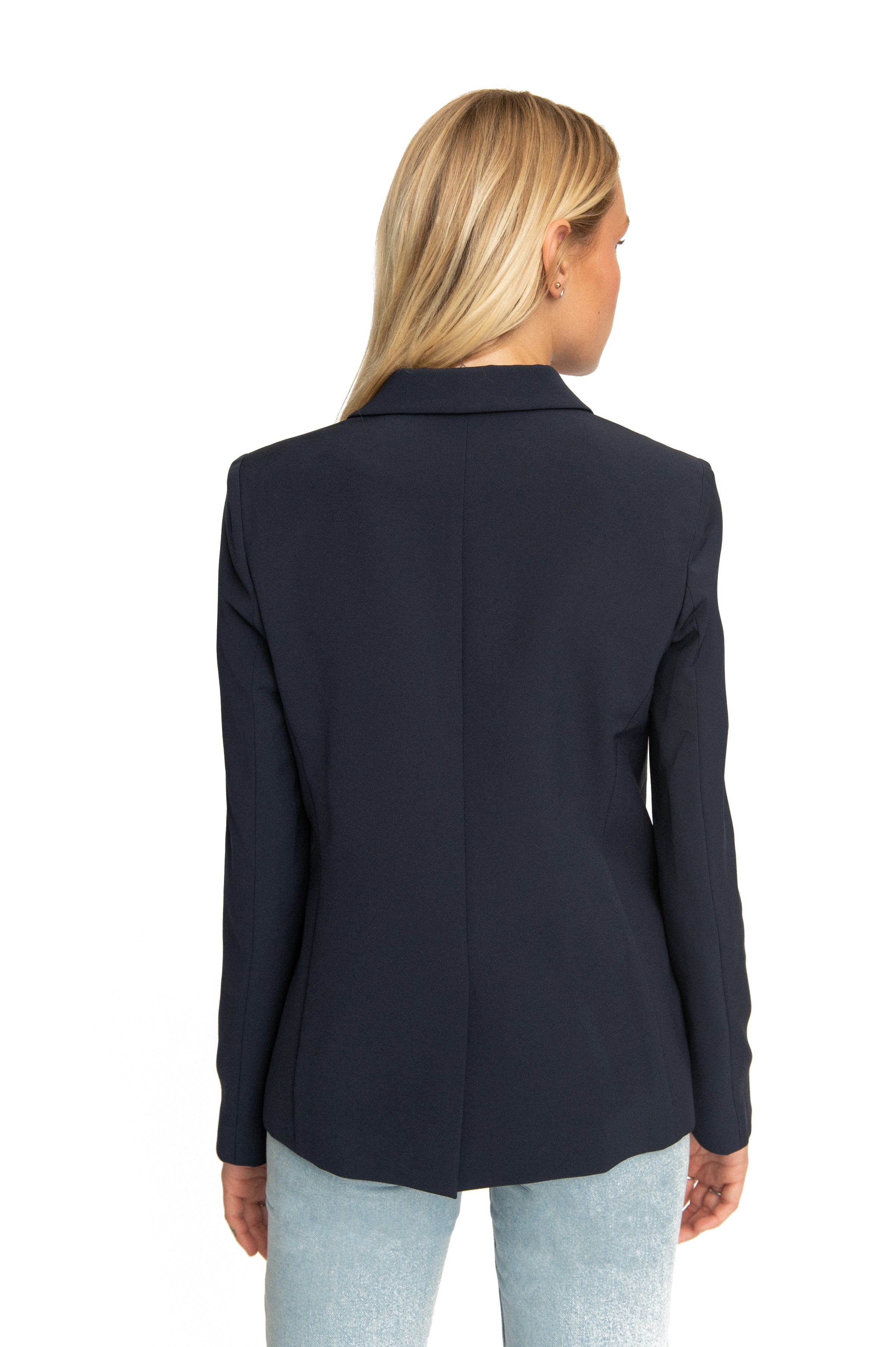 Gaia Single Botton Blazer Navy
