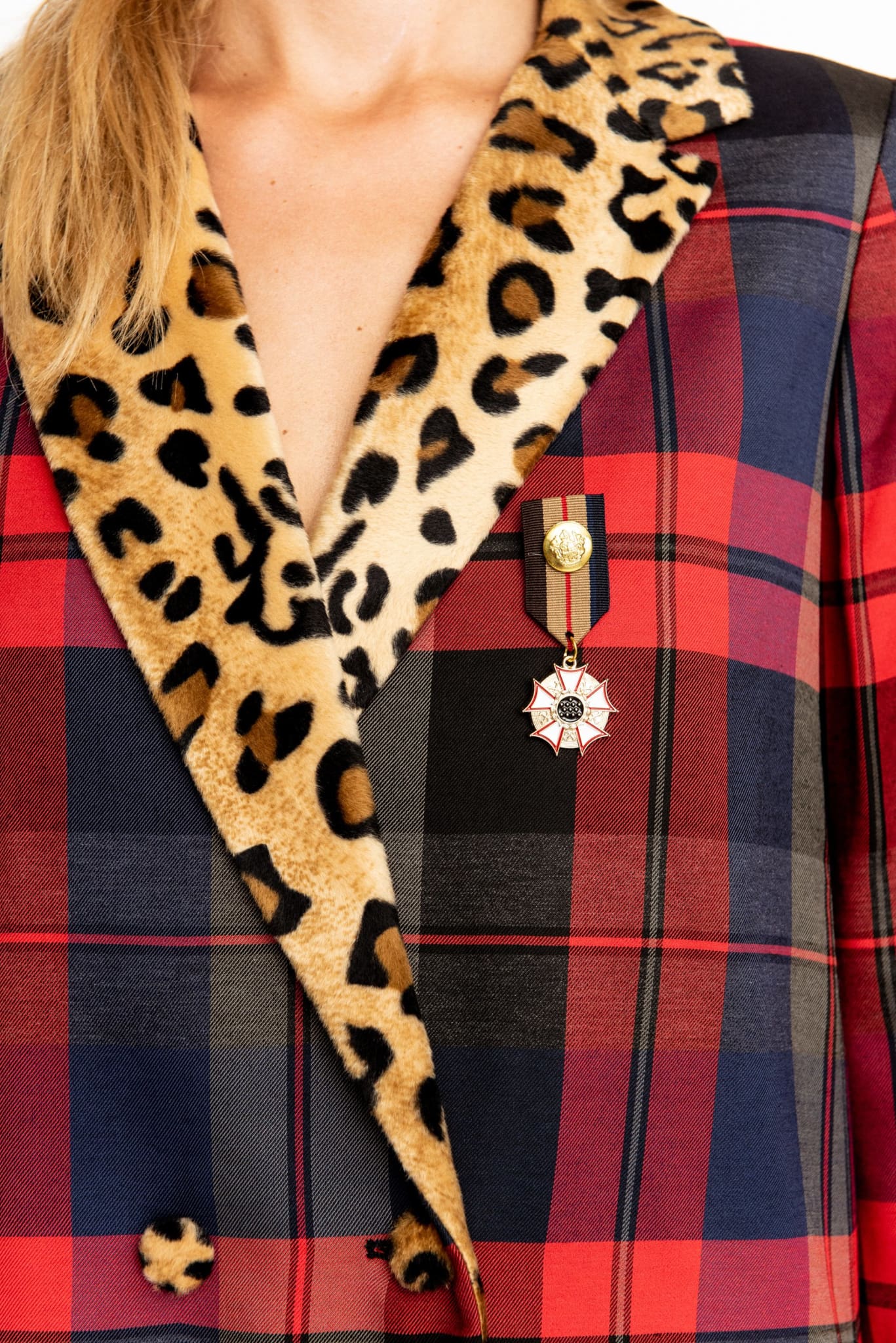 Royal Plaid Clair Blazer - Blazer