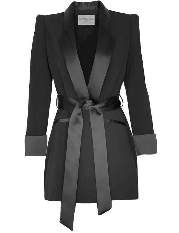 CARLOTTA BLAZER DRESS- BLACK