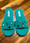 ODILIA SANDALS- GREEN