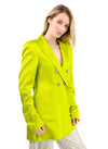 MARTINA BLAZER- CHARTREUSE